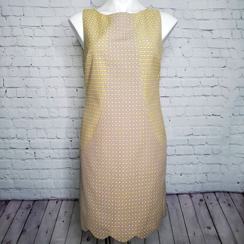 Muse Sleevless Dress with Scalloped Hem Size 8